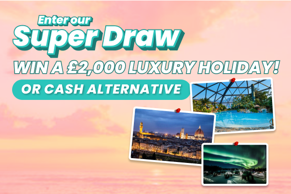 Picture of the Cambridgeshire Community Lottery's Super Prize Draw: Win £2000 Luxury Holiday or £2000 Cash Prize